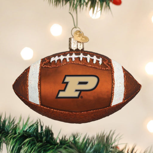 Old World Christmas Purdue Football Ornament