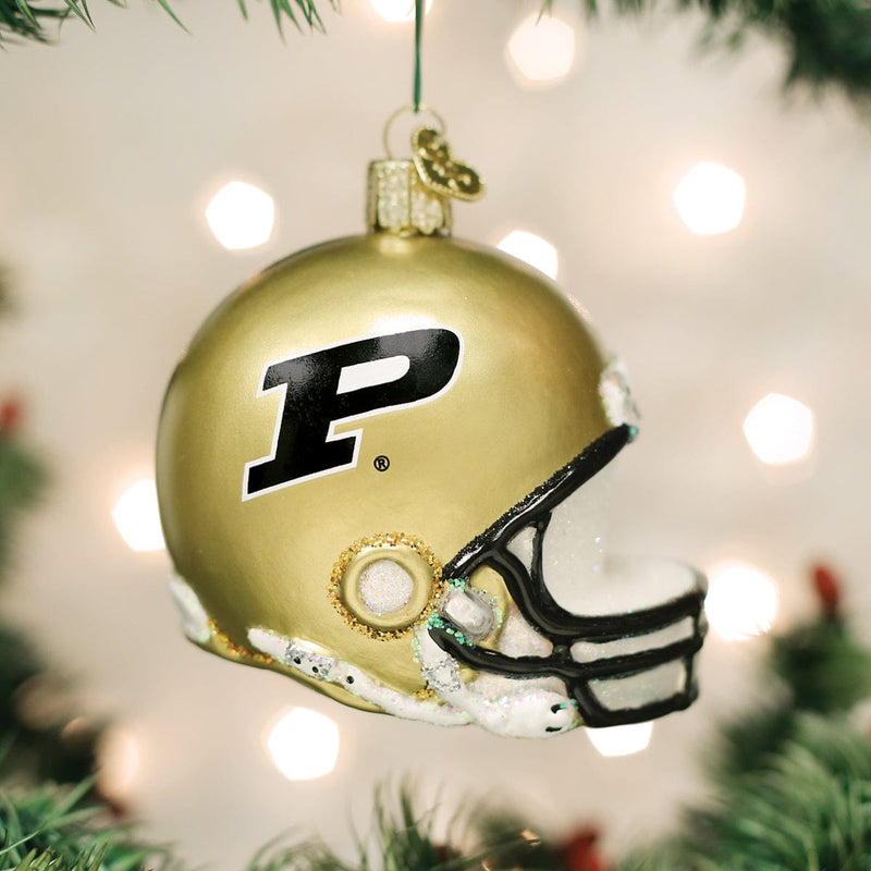 Old World Christmas Purdue Helmet Ornament