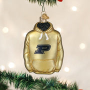 Old World Christmas Purdue Hoodie Ornament