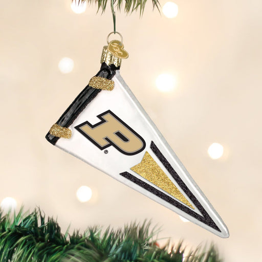 Old World Christmas Purdue Pennant Ornament