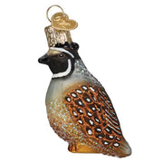 Old World Christmas Quail Ornament