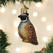 Old World Christmas Quail Ornament