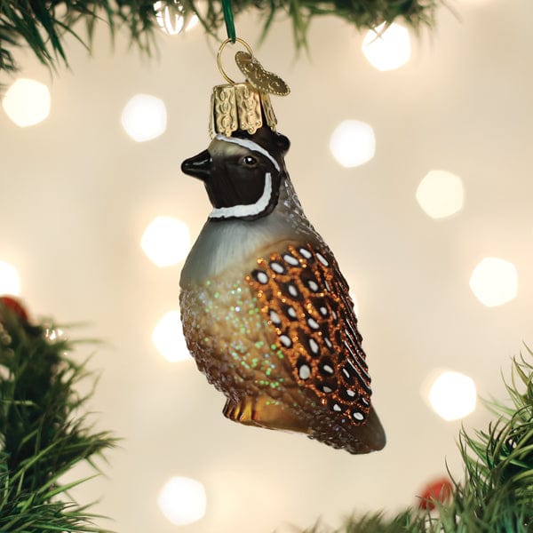 Old World Christmas Quail Ornament