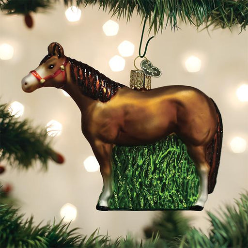 Old World Christmas Quarter Horse Ornament