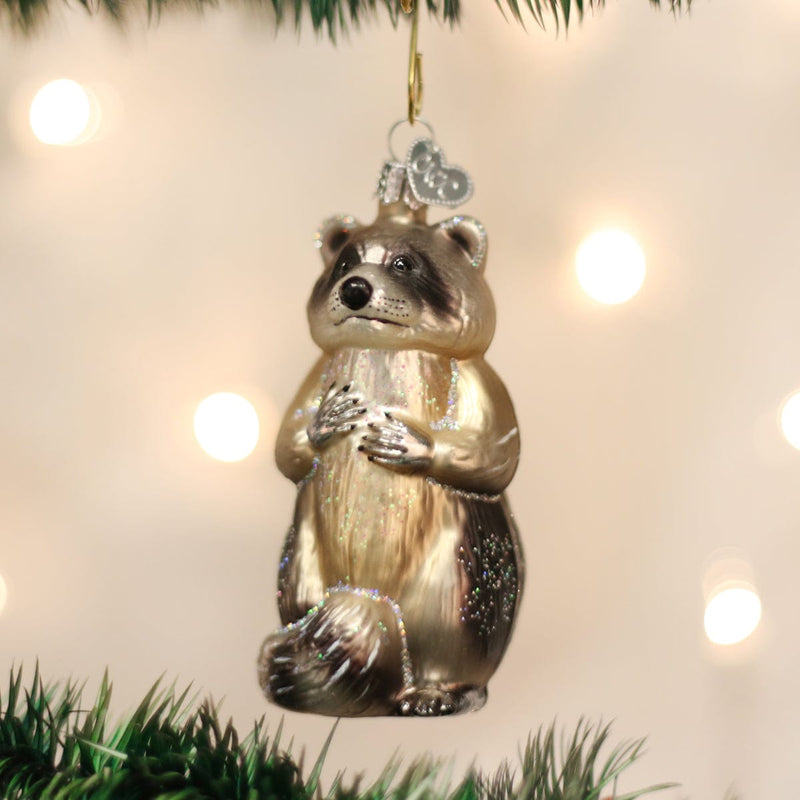 Old World Christmas Raccoon Ornament