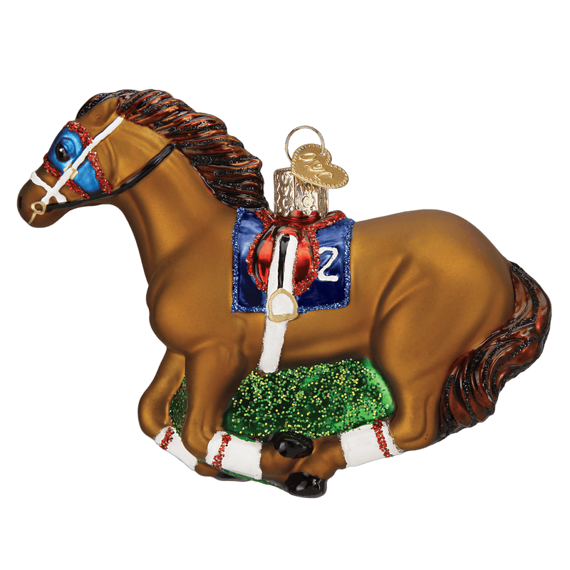 Old World Christmas Racehorse Ornament