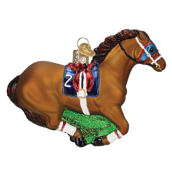Old World Christmas Racehorse Ornament