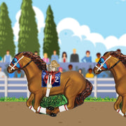Old World Christmas Racehorse Ornament