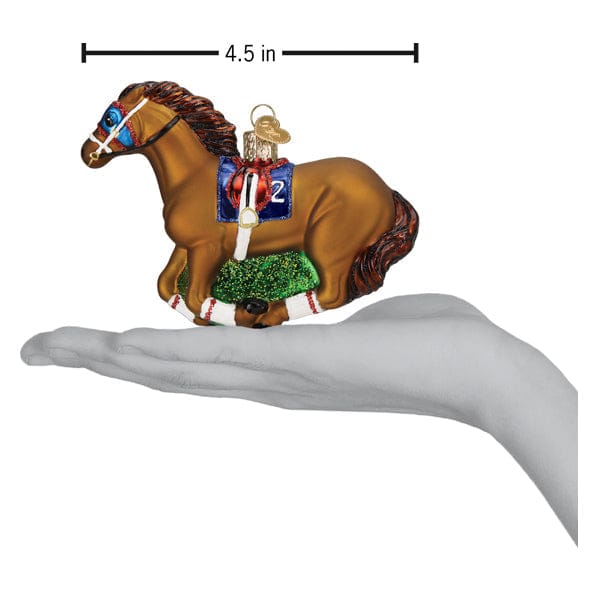 Old World Christmas Racehorse Ornament