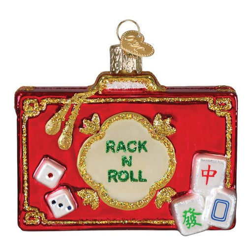 Old World Christmas Rack N Roll Mahjong Ornament