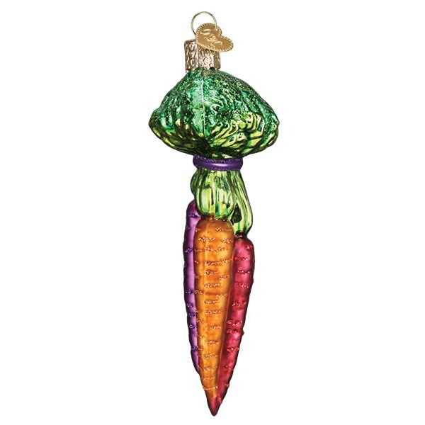 Old World Christmas Rainbow Carrots Ornament