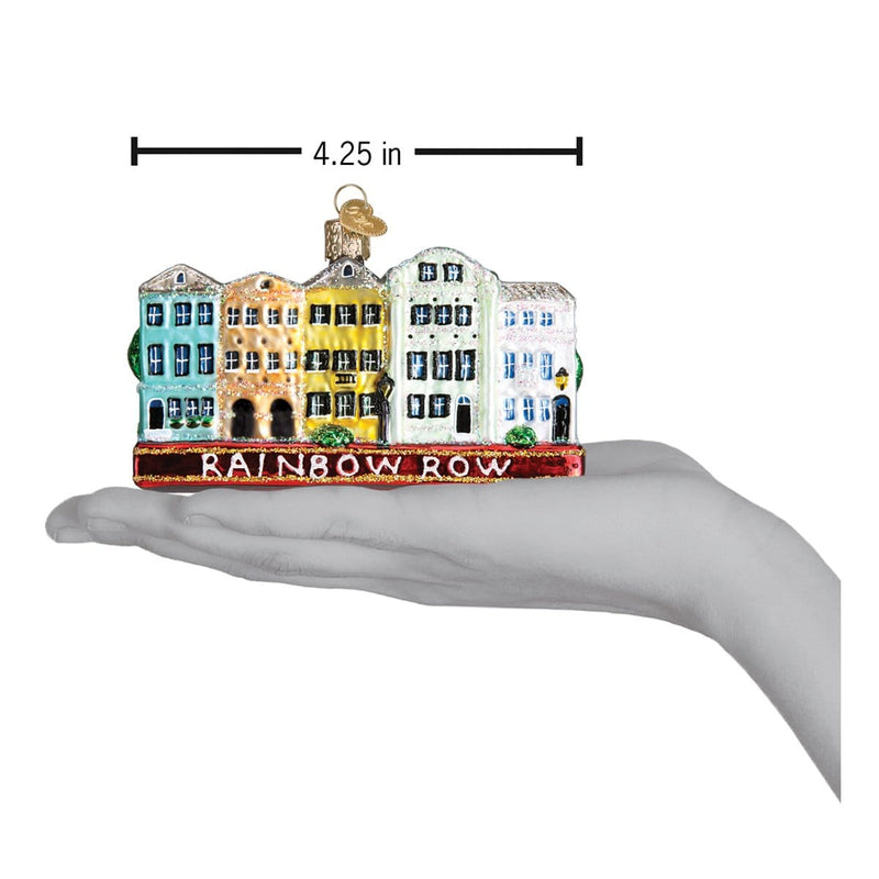 Old World Christmas Rainbow Row Ornament