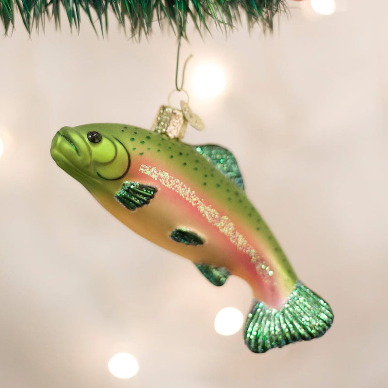 Old World Christmas Rainbow Trout Ornament