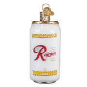 Old World Christmas Rainier Beer Can Ornament