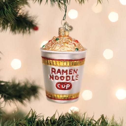 Old World Christmas Ramen Noodle Cup Ornament
