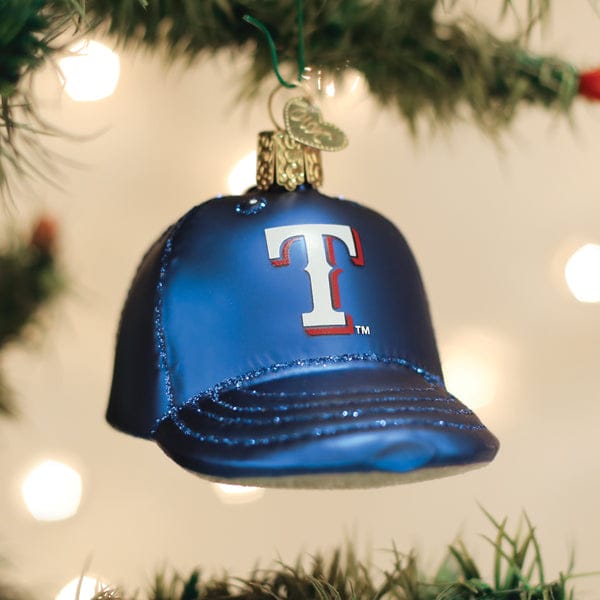 Old World Christmas Rangers Baseball Cap Ornament