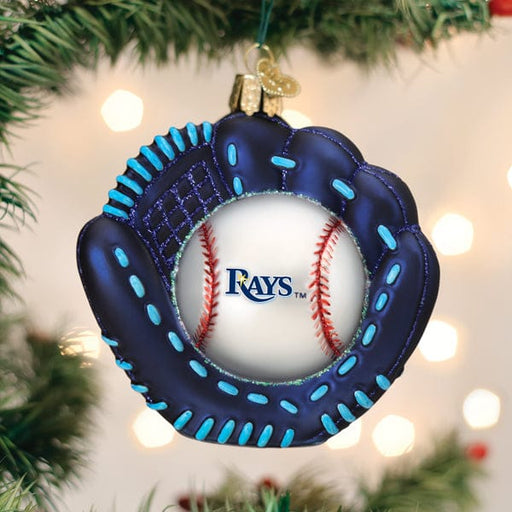 Old World Christmas Rays Baseball Mitt Ornament