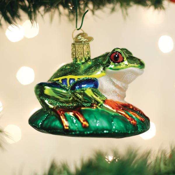 Old World Christmas Red-eyed Tree Frog Ornament