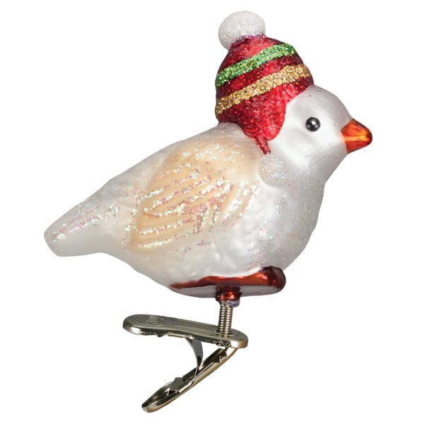 Old World Christmas Red Hat Snowbird Ornament