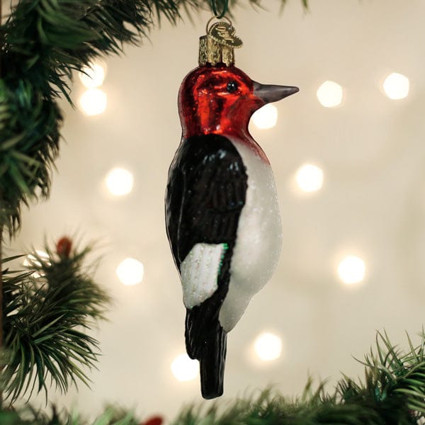 Old World Christmas Red-headed Woodpecker Ornament