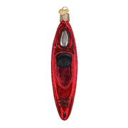 Old World Christmas Red Kayak Ornament
