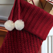 Old World Christmas Red Knit Stocking