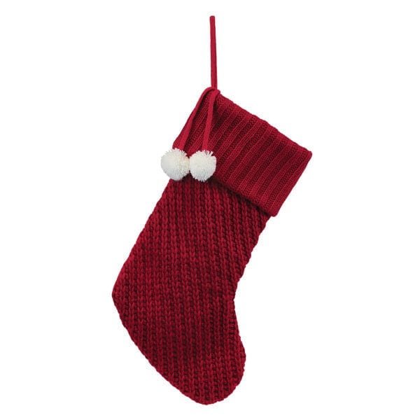 Old World Christmas Red Knit Stocking