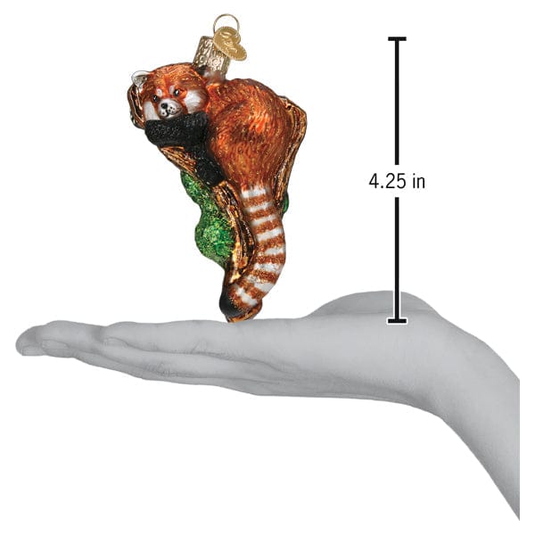 Old World Christmas Red Panda Ornament