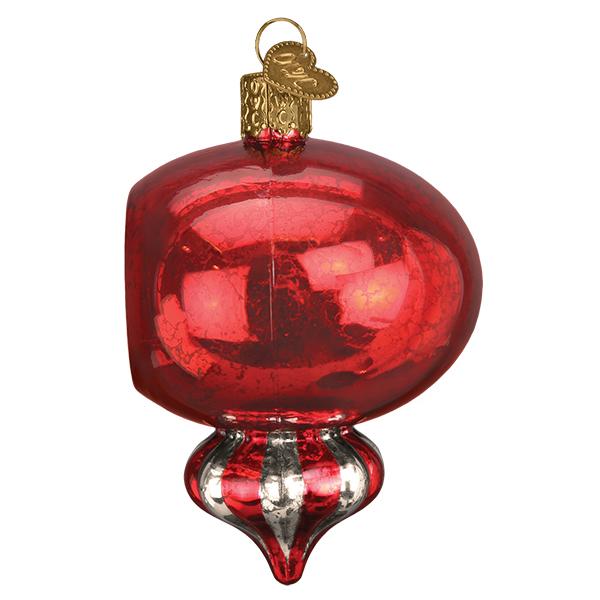 Old World Christmas Red Peppermint Reflection