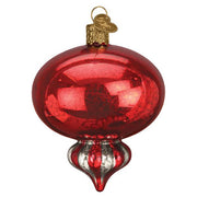Old World Christmas Red Peppermint Reflection