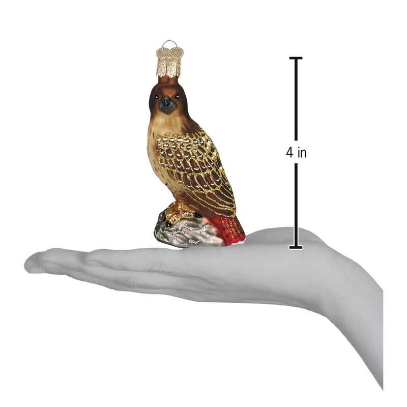 Old World Christmas Red-tailed Hawk Ornament
