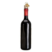 Old World Christmas Red Wine Bottle Ornament