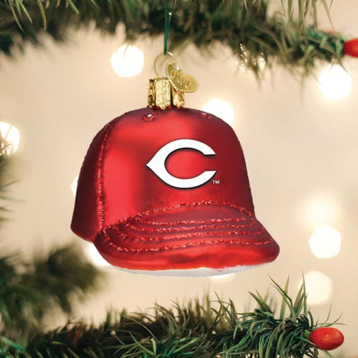 Old World Christmas Reds Baseball Cap Ornament