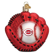Old World Christmas Reds Baseball Mitt Ornament