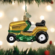 Old World Christmas Riding Lawn Mower