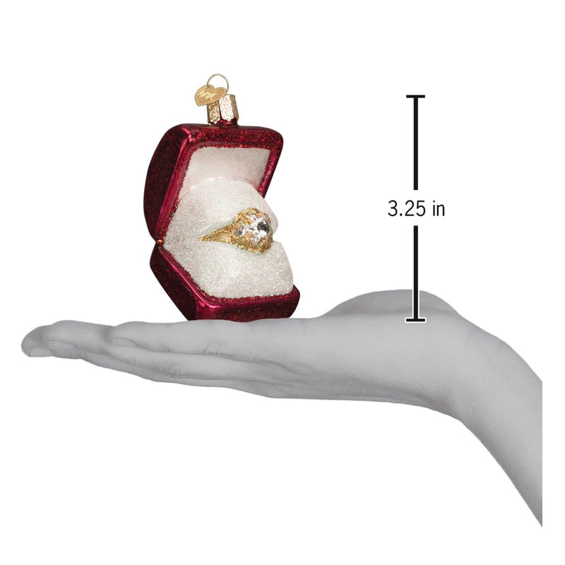 Old World Christmas Ring In Box Ornament