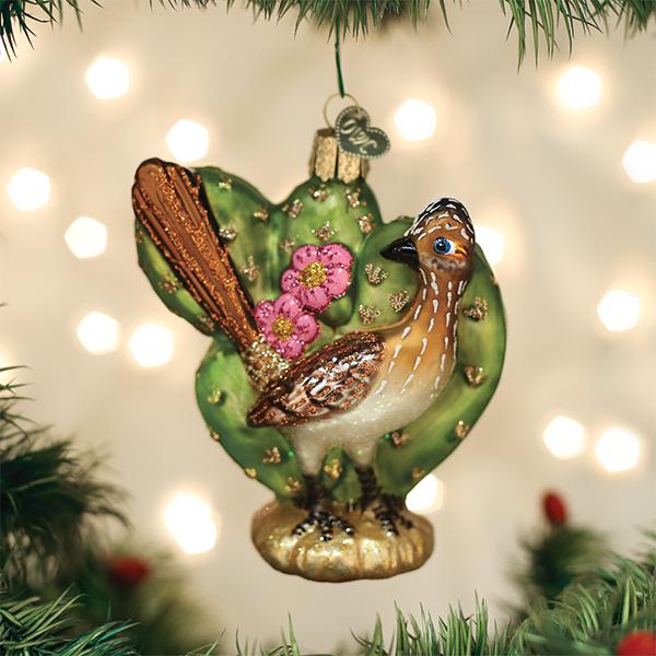 Old World Christmas Roadrunner Ornament