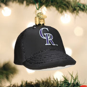 Old World Christmas Rockies Baseball Cap Ornament