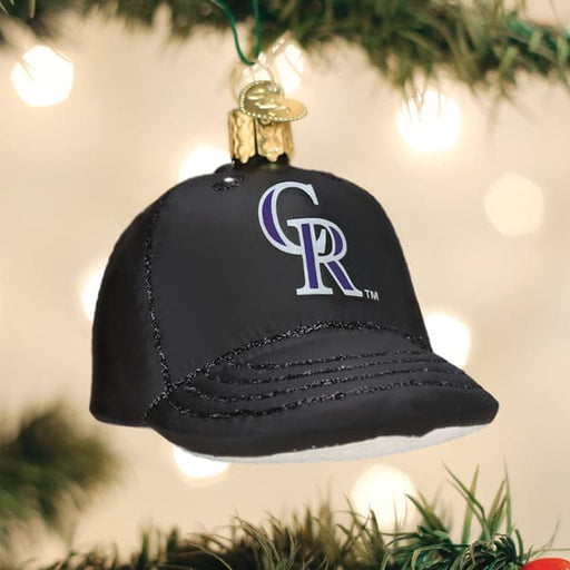 Old World Christmas Rockies Baseball Cap Ornament