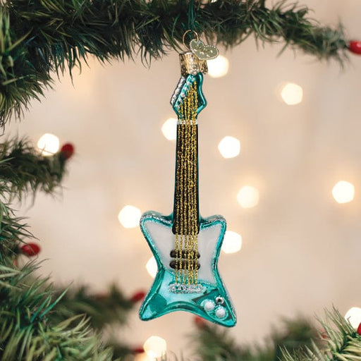 Old World Christmas Rockin' Electric Guitar Ornament