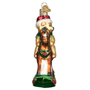 Old World Christmas Rocking Horse Teddy