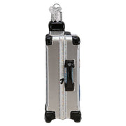 Old World Christmas Rolling Suitcase Ornament