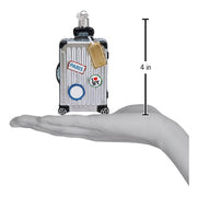 Old World Christmas Rolling Suitcase Ornament