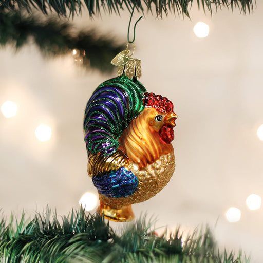 Old World Christmas Rooster Ornament