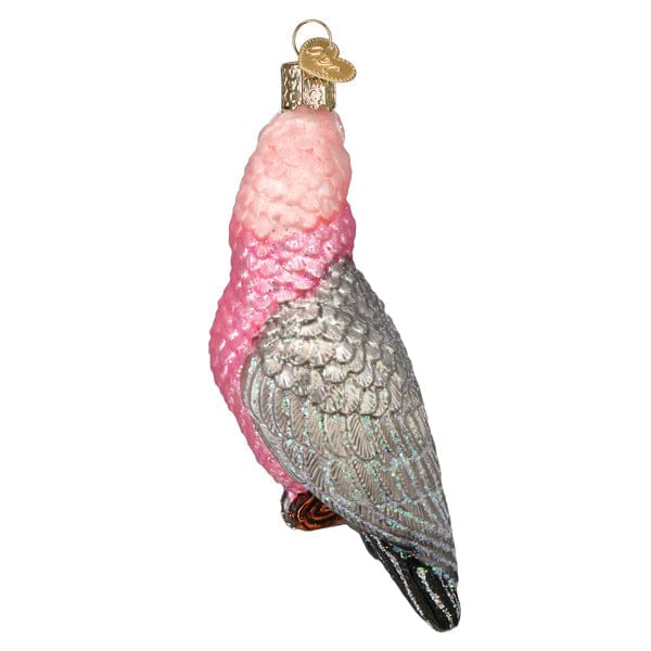 Old World Christmas Rose-breasted Cockatoo Ornament
