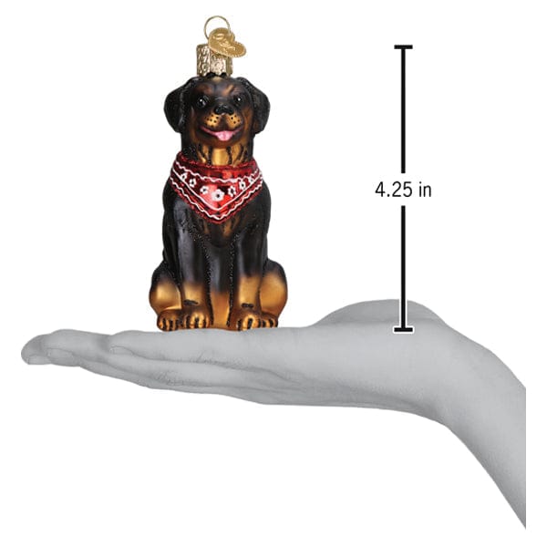 Old World Christmas Rottweiler Ornament