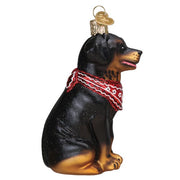 Old World Christmas Rottweiler Ornament