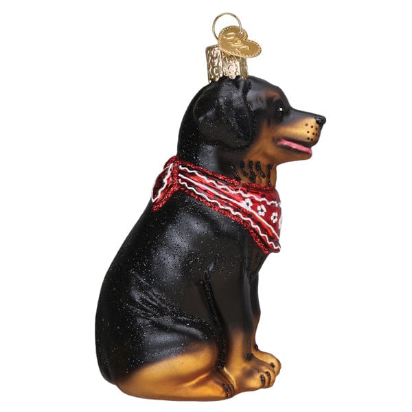 Old World Christmas Rottweiler Ornament
