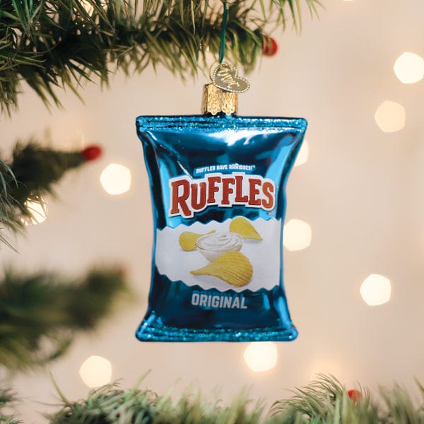 Old World Christmas Ruffles Original Chips Ornament