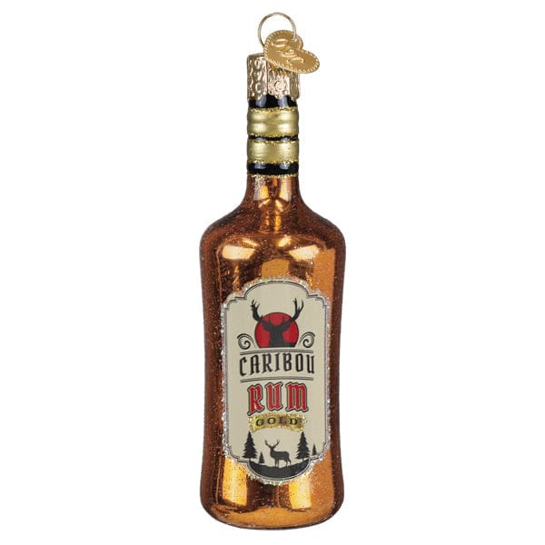 Old World Christmas Rum Bottle Ornament
